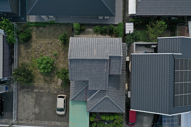 ドローンを使って上空から撮影